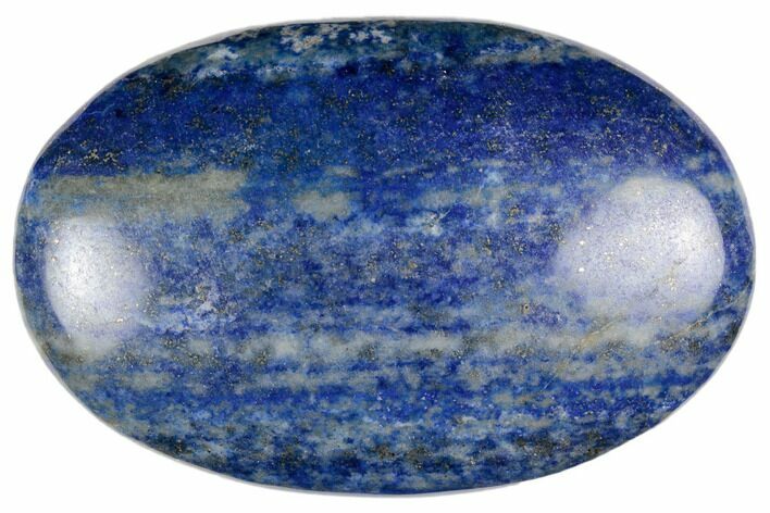 Polished Lapis Lazuli Palm Stone - Pakistan #187670